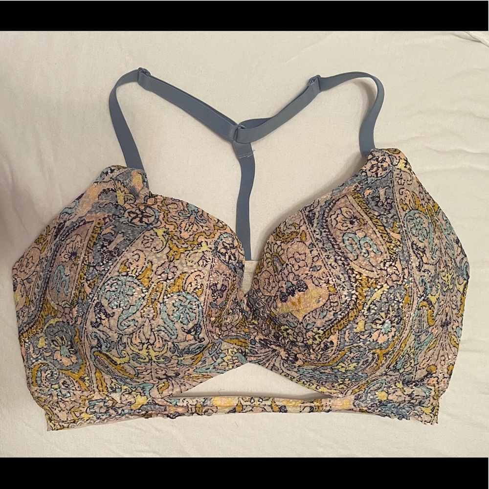 Victoria’s Secret bra, 36DD and wire-free.